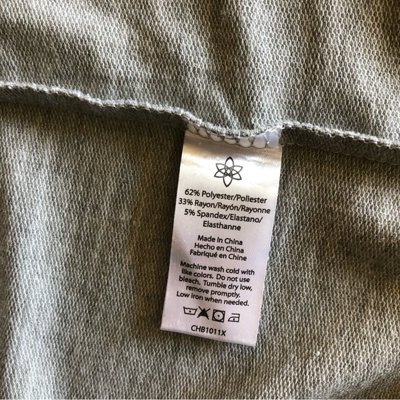 NWT Harmony Balance gray open front 3/4 sleeve soft cardigan sweater 1X - Picture 4 of 6